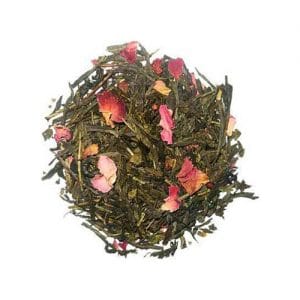 thé vert rose framboise vanille citron